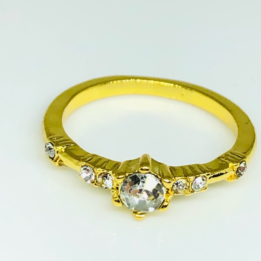18kyellow Gold Filled Petite Stackable Ring - image 2